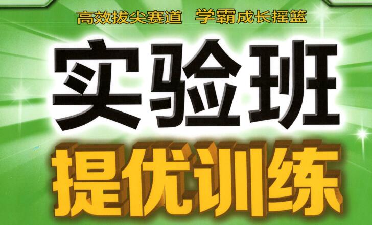《初中实验班提优训练》