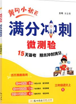 《黄冈小状元满分冲刺微测验》